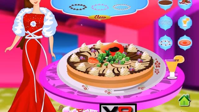 barbie apple pie decoration video game cooking gameplay baby games смотреть онлайн