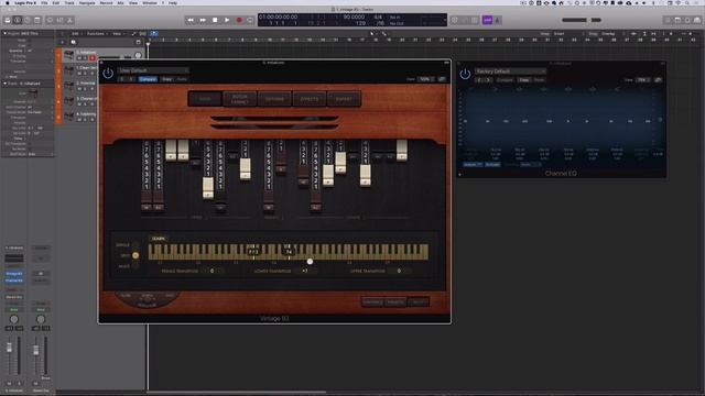 Logic Pro X Hammond B3 Organ | Main Window смотреть онлайн