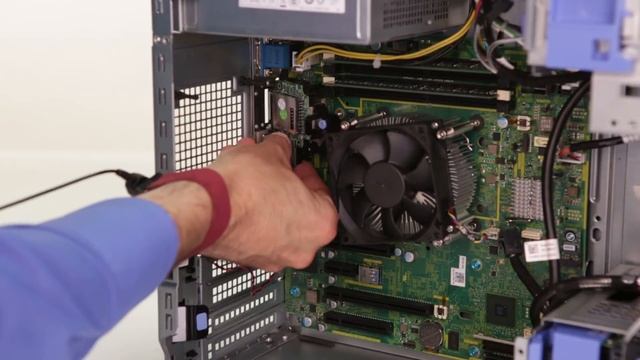 PowerEdge T130: Remove/Install iDRAC Ports Card смотреть онлайн