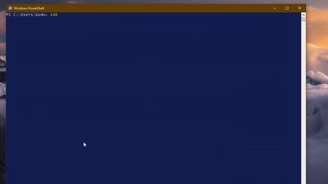Windows 10 - SSH nutzen смотреть онлайн