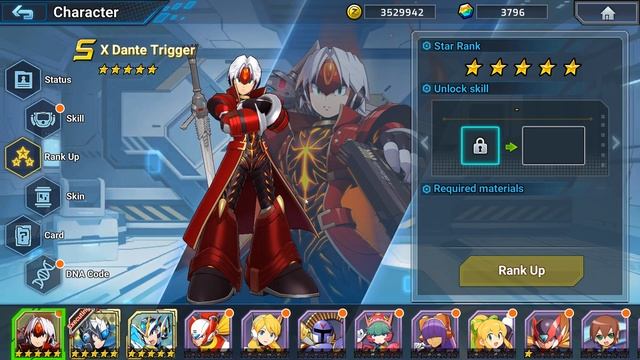 Mega Man X Dive Offline - X Dante Trigger and Zero Vergil Trigger character restoration showcase! смотреть онлайн