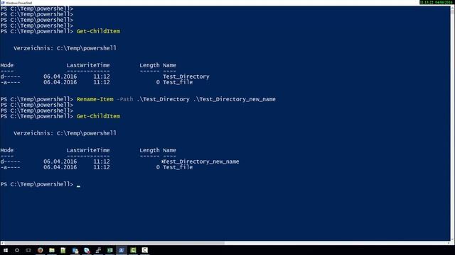 How to rename File or Folder with Powershell смотреть онлайн