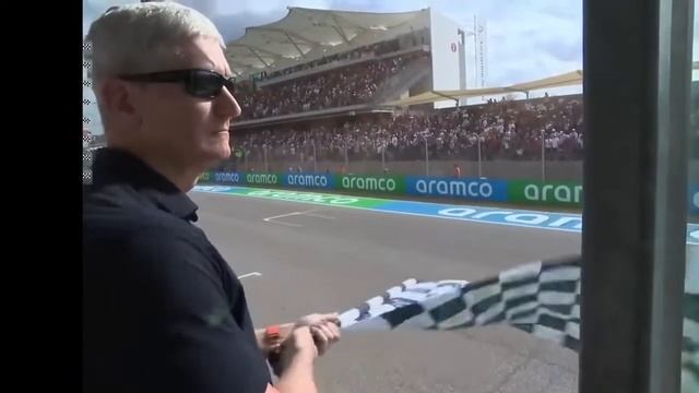 Tim Cook does the WORST checkered flag waving in the history of Formula 1| United States GP 2022 смотреть онлайн