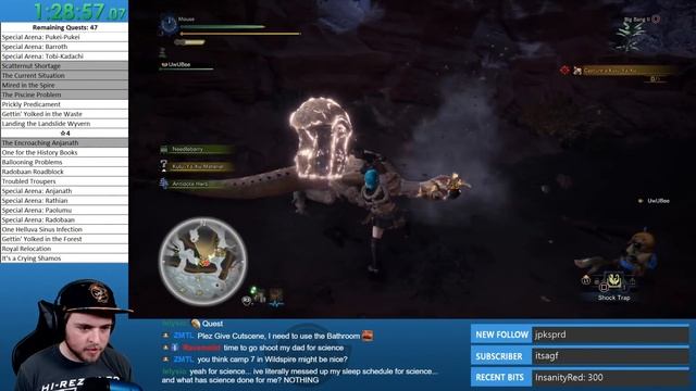 MHW All Low Rank Optionals Speedrun - 5:56:15.10 - Hammer | No Add-ons - PART 1 смотреть онлайн