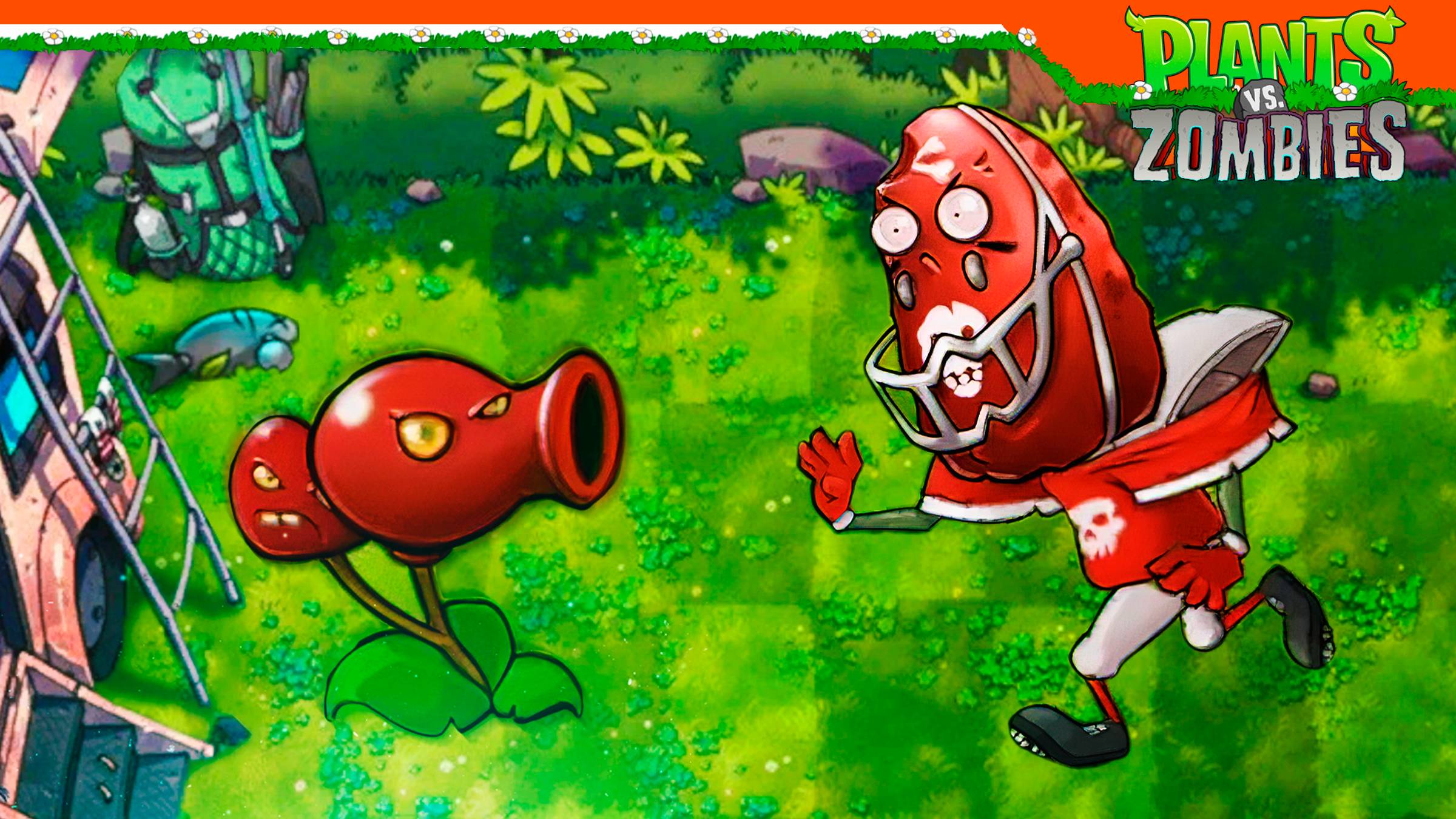 🌻 НОВОЕ РАСТЕНИЕ ВИШНЕВЫЙ ГОРОХОСТРЕЛ МОД ФЬЮЖН 🧄 Plants vs Zombies Fusion Растения против зомби смотреть онлайн