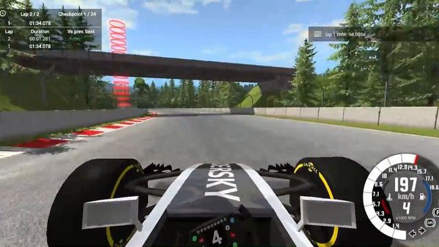BeamNG drive : FR16 in Hirochi raceway (2 laps) смотреть онлайн