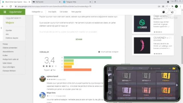 Block Strike Case Opener Android смотреть онлайн