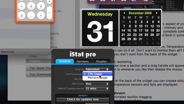 How to install a widget: istat pro смотреть онлайн