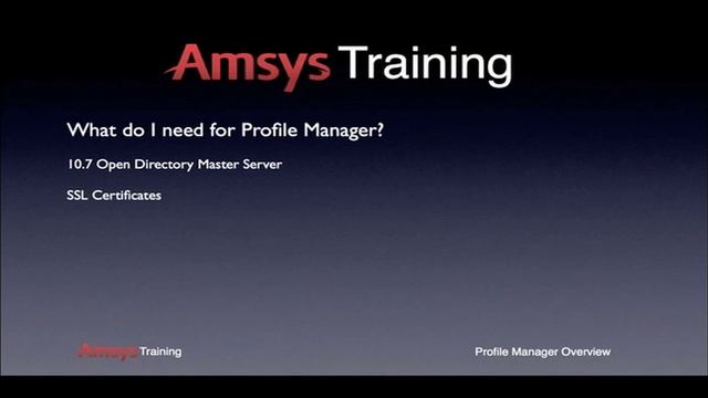Profile Manager on Lion Server Overview смотреть онлайн