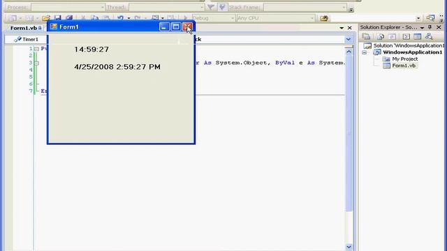 67 VISUAL BASIC Tutorial ( Timer Control ) смотреть онлайн