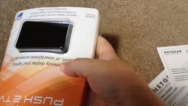 Netgear Push2TV PTV3000 Wireless Display Smartphone Screen On TV Unboxing 8-11-14 смотреть онлайн