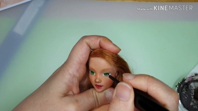 바비씬리페인팅-barbie my scene doll repainting смотреть онлайн