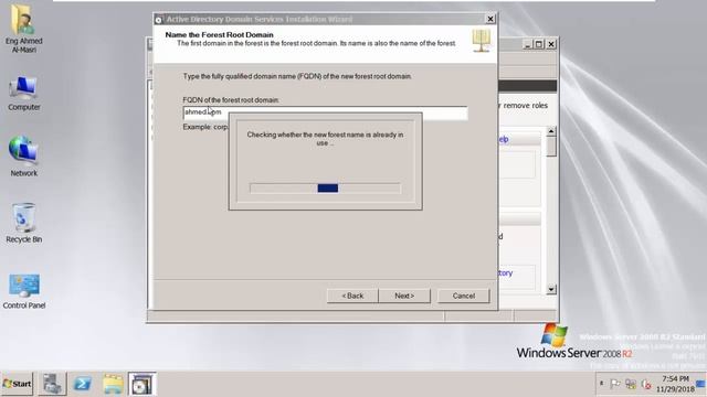 تنصيب Active Directory على Windows server 2008 смотреть онлайн