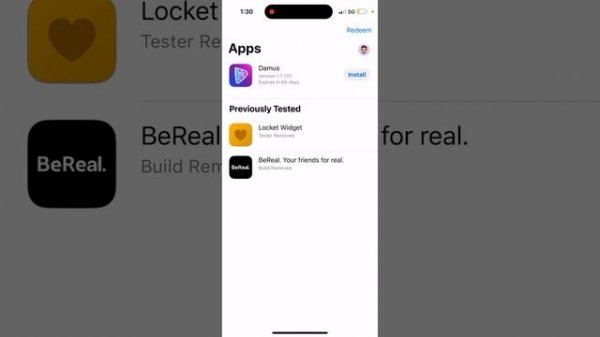 TestFlight iOS redeem code - how to get it?