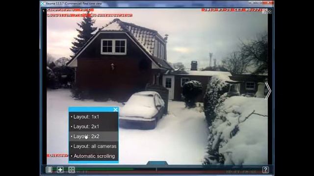 Video Surveillance Software User Manual: Xeoma's Layouts of Cameras смотреть онлайн