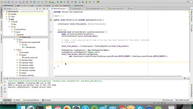 SVG in Android смотреть онлайн