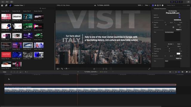 First Look at Trendy Titles for Final Cut Pro смотреть онлайн