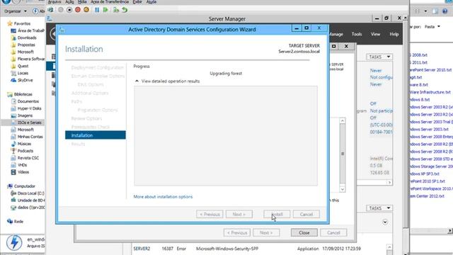 Migration ActiveDirectory 2003 To AD 2012