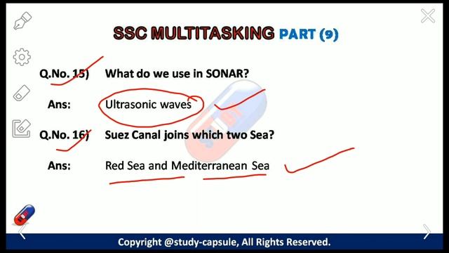"Important GK Questions for SSC MTS, CGL & CPO Exams! - Part 9" - Study Capsule смотреть онлайн