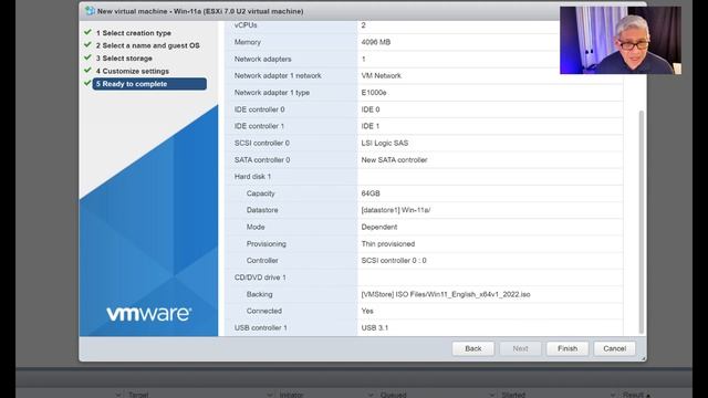 Creating a Windows-11 Virtual Machine on ESXi смотреть онлайн