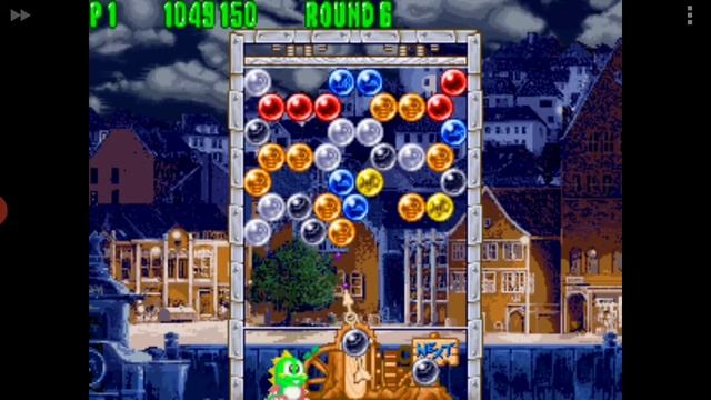 Neo Geo Emulator - Puzzle Bobble with Cheat смотреть онлайн
