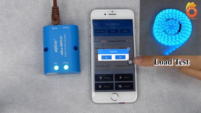 EPEVER eBox-BLE-01 Bluetooth Adapter Operation by Mobile Phone APP in iOS system смотреть онлайн