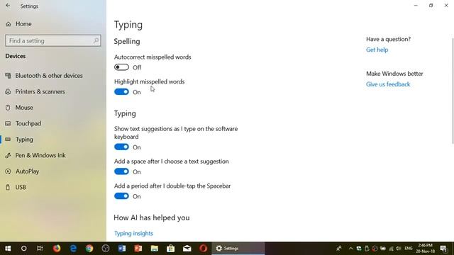 Windows 10 October 2018 update How to turn on or off the Highlight of misspelde words when typing смотреть онлайн