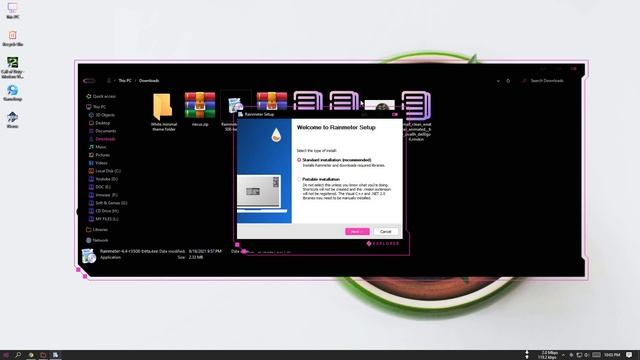 Give Your Desktop Minimalist look | Elegant Clean Look 2021 | Windows 10 Customization | Rainmeter смотреть онлайн