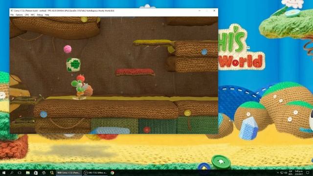 Cemu 1.7.2 Yoshi Wooly World 60fps emulacion perfecta смотреть онлайн