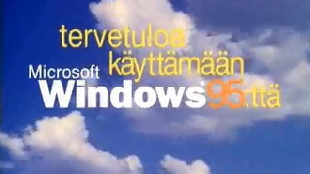 Windows 95 Welcome video (Finnish) смотреть онлайн