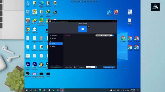 How To Set Live Wallpaper On Windows 10 Pc [ 2022 ] Free And Easy Way MLw App ! смотреть онлайн