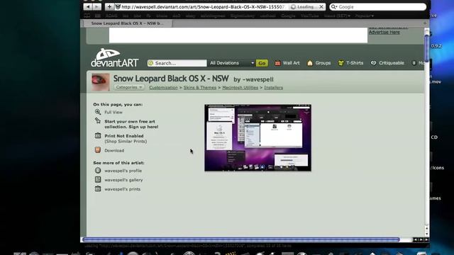 snow leopard black menu bar смотреть онлайн