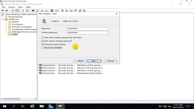 How to Create Domain Users in Windows Server 2019, Video No. 10 смотреть онлайн