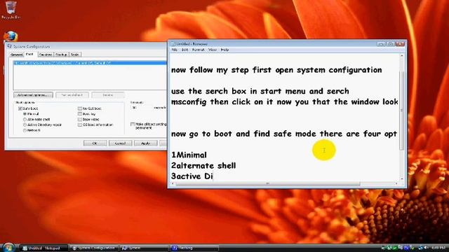 How to boot Windows Vista in safe mode смотреть онлайн