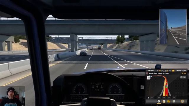 American Truck Simulator Using A Controller As An 18 Speed Episode 2 смотреть онлайн