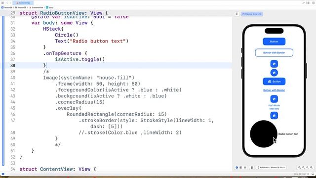Изучаем SwiftUI |  Урок 56  - настраиваем кастомные кнопки в SwiftUI