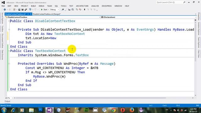 How to disable right click in textbox in VB NET 2012 смотреть онлайн