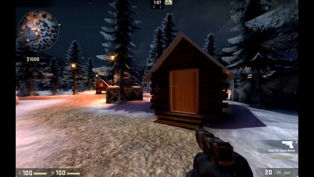 Counter-Strike: Global Offensive Snowy Cottage Map Preview смотреть онлайн