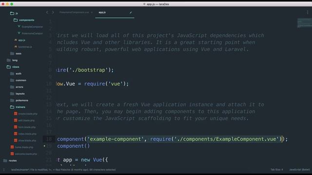 40 - Curso de Laravel 5.6, Listando recursos con Vue смотреть онлайн