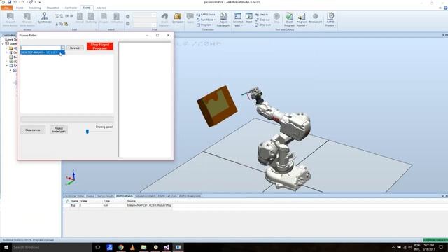 ABB drawing robot - Windows Form App - PC SDK смотреть онлайн