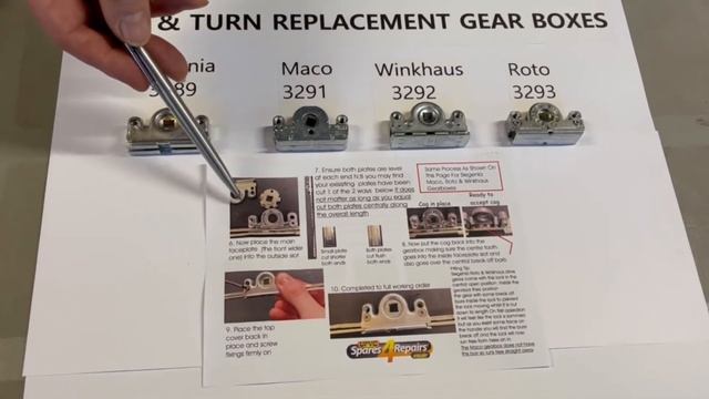 Tilt and Turn Replacement Gearboxes Product Information Video смотреть онлайн