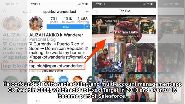 Tap Bio’s mini-sites solve Instagram’s profile link problem смотреть онлайн
