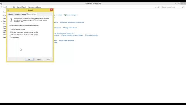 Windows 8 Control Panel смотреть онлайн