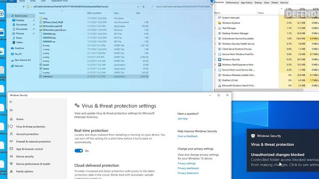 Is Windows Defender Good Enough in 2021? DEFENDER VS RANSOMEWARE (Telugu) смотреть онлайн