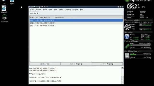 Ettercap NG parte3 смотреть онлайн