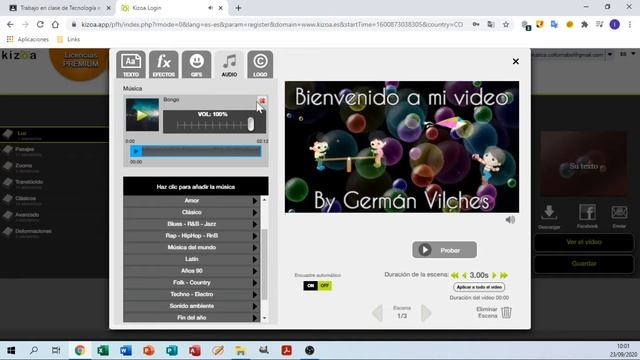 Crear portada vídeo | Movie Maker Online | Kizoa смотреть онлайн