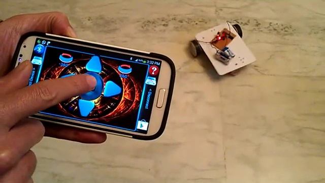 Robot/Robo Car Bluetooth Remote Control Project using Android Smartphone смотреть онлайн