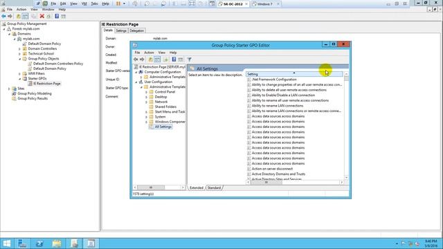 12. Create a Windows Internet Explorer Restriction default starter GPO смотреть онлайн