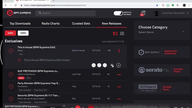 How To Use BPM Supreme record pool by Dj GONZ смотреть онлайн