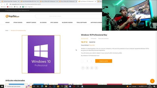 🌞DONDE COMPRAR LICENCIAS de WINDOWS 10 PRO SUPER BARATAS🌞CLAVES ORIGINALES 2022 OEM🌞KEYSFAN.COM смотреть онлайн